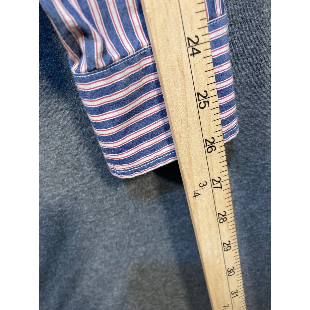 GAP Mens Striped Button Down Shirt Long Sleeve Casual Business Size L - Picture 9 of 12